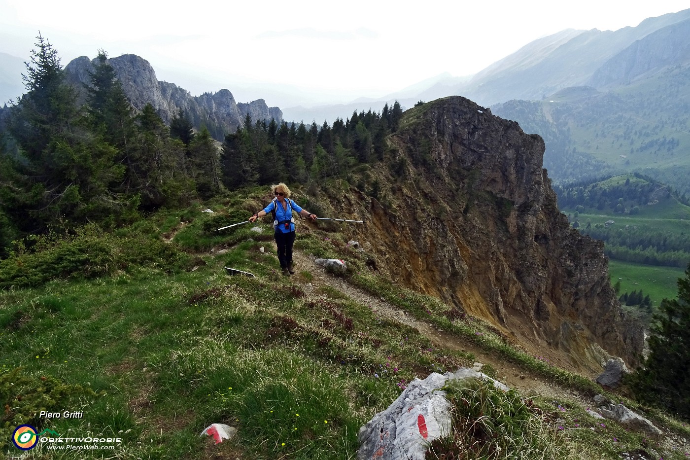 100 e qui chiudiamo l'anello Cole Agnelli - Pizzo di Corzene .JPG -                                